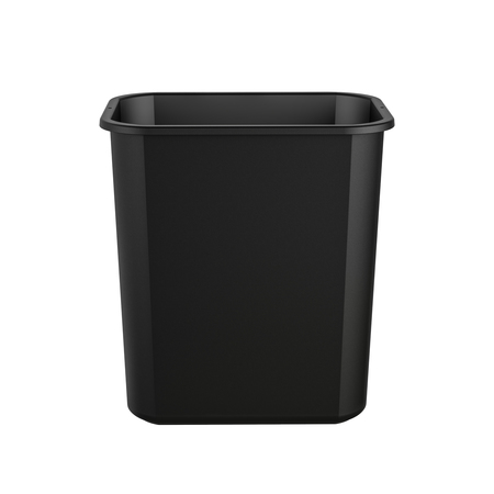 SUNCAST 7 gal Trash Can, Black TCIND712